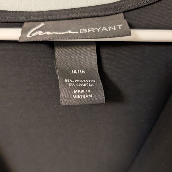 EUC Lane Bryant Black Dress, Size 14/16 - Picture 4 of 5